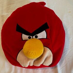Angry Birds Red Bird Plush Soft Stuffed / Bean Bag / Pillow Large Character 12"